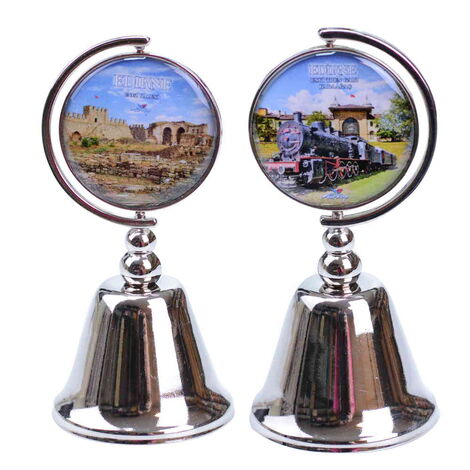 Edirne Themed Collectible Souvenir Metal Bell 44x90 mm - 3