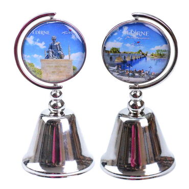 Edirne Themed Collectible Souvenir Metal Bell 44x90 mm - 4
