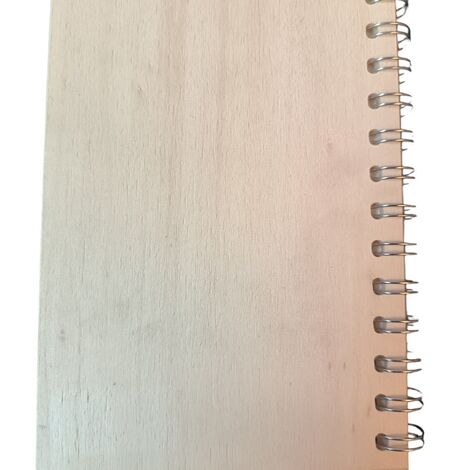 Edirne Themed Custom Printed Wood Cover Notebook 120x170 mm