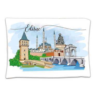 Myros - Edirne Themed Customised Digital Print Cushion 300x500 mm