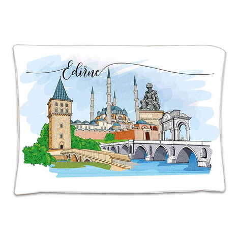 Edirne Themed Customised Digital Print Cushion 300x500 mm