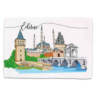 Myros - Edirne Themed Customised Digital Printed Table Mat 300x500 mm