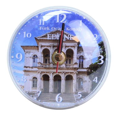 Edirne Themed Customised Fridge Magnet Clock - Thumbnail