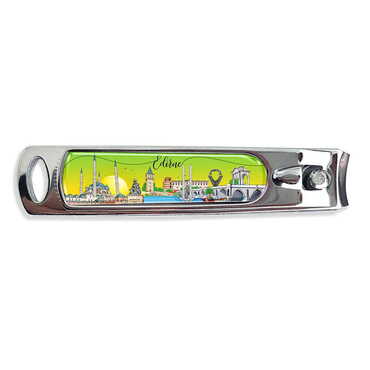 Myros - Edirne Themed Customised Metal Epoxy Nail Clipper 16x80x15 mm