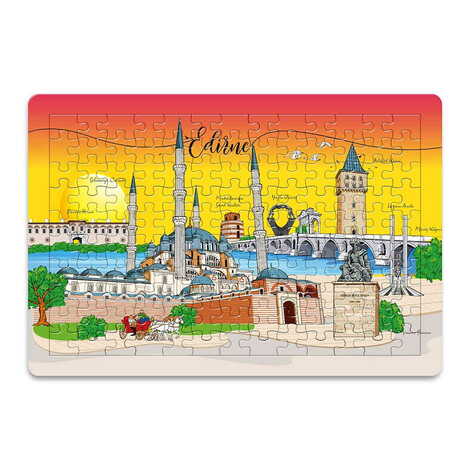 Edirne Themed Customised Paper Jigsaw Puzzle 270x400 mm