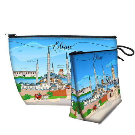 Edirne Themed Customised PVC Hooded Purse 145x220x70 mm