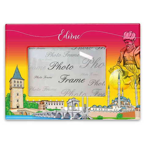 Edirne Themed Epoxy Photo Frame Travel Souvenir 15x20 Cm