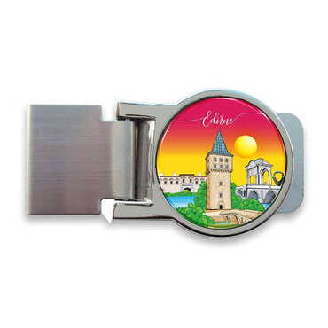 Myros - Edirne Themed Metal Money Clip