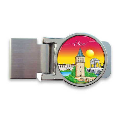 Edirne Themed Metal Money Clip