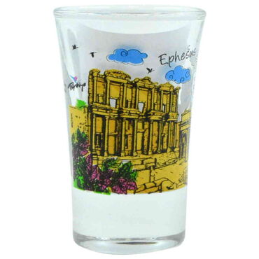 Toptan Efes Temalı Baskılı Shot Bardak 45x70 mm - Thumbnail