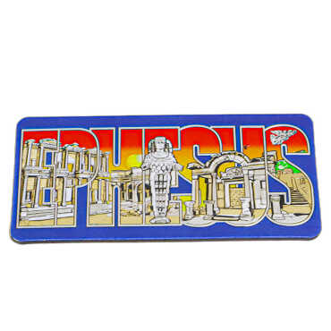 Efes Themed Metallic Refrigerator Magnet 50x100 mm - 11