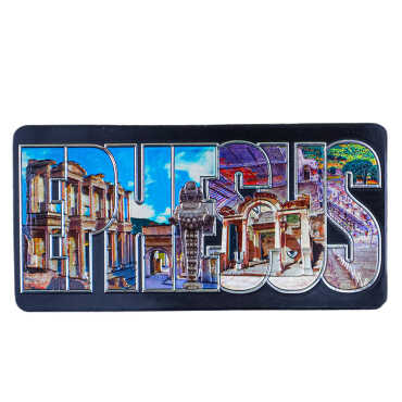 Efes Themed Metallic Refrigerator Magnet 50x100 mm - 3
