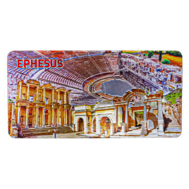 Efes Themed Metallic Refrigerator Magnet 50x100 mm - 8