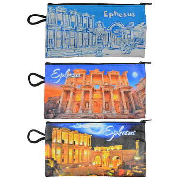 Toptan Efes Temalı Myros Cüzdan 183x97x8 mm - 2