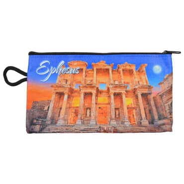 Ephesus Themed Turkish Woven Wallet 183x97x8 mm - 4