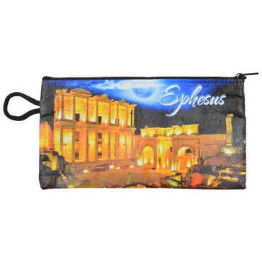 Ephesus Themed Turkish Woven Wallet 183x97x8 mm - 5