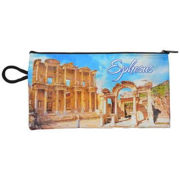 Ephesus Themed Turkish Woven Wallet 183x97x8 mm - 6