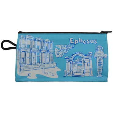 Ephesus Themed Turkish Woven Wallet 183x97x8 mm - 11