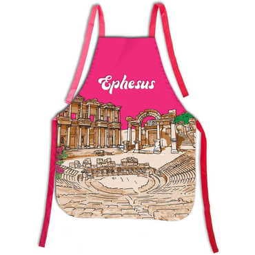 Toptan Efes Temalı Myros Di̇ji̇tal Baski Önlük 600*800 Mm