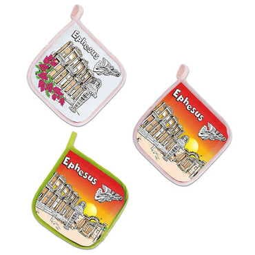 Ephesus Themed Customised Digital Printed Pot Holder 200x200 mm - 2
