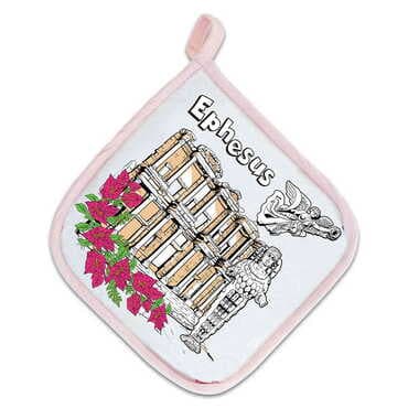 Ephesus Themed Customised Digital Printed Pot Holder 200x200 mm - 4