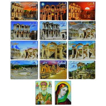 Toptan Efes Temalı Myros D.dörtgen Magnet 80*55 - 3