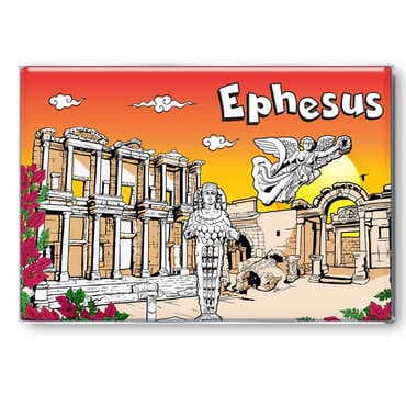Toptan Efes Temalı Myros D.dörtgen Magnet 80*55 - 18