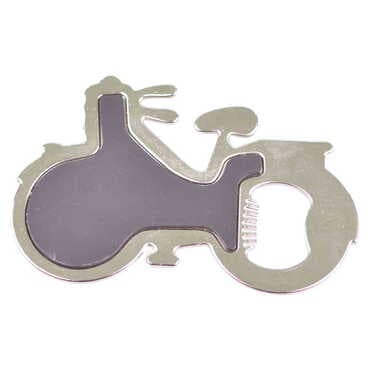 Ephesus Themed Bicycle Shaped Metal Magnetic Bottle Opener 100x65 mm - Standart - 2