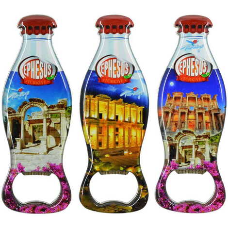 Toptan Efes Temalı Myros Metal Kola Şişesi Açacak Magnet 120x41 mm - 3