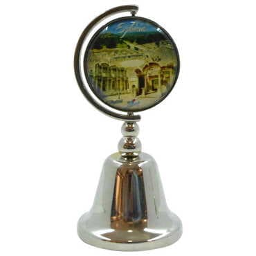 Ephesus Themed Collectible Souvenir Metal Bell 44x90 mm - 3