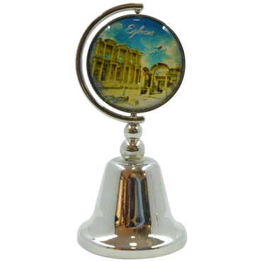 Ephesus Themed Collectible Souvenir Metal Bell 44x90 mm - 4