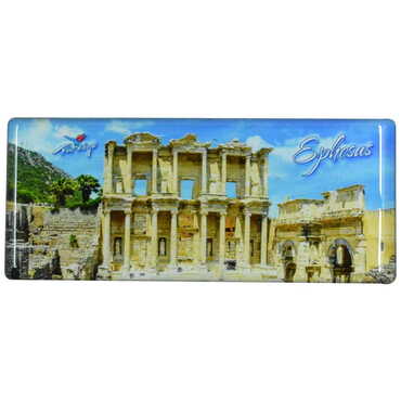 Toptan Efes Temalı Myros Panaromik Magnet 120x50 mm - Myros