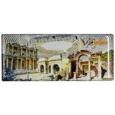 Toptan Efes Temalı Myros Panaromik Magnet 120x50 mm - 3