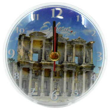 Toptan Efes Temalı Myros Plastik Saat Magnet - 7