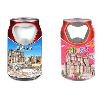 Toptan Efes Temalı Myros Teneke Kutu Açacak Magnet 43x80 mm - 2