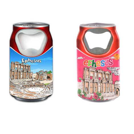 Toptan Efes Temalı Myros Teneke Kutu Açacak Magnet 43x80 mm - 2