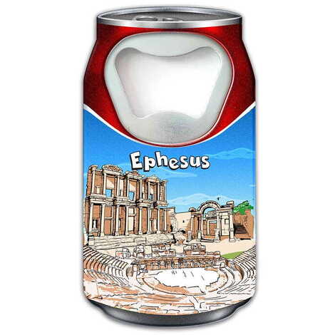 Toptan Efes Temalı Myros Teneke Kutu Açacak Magnet 43x80 mm - 3