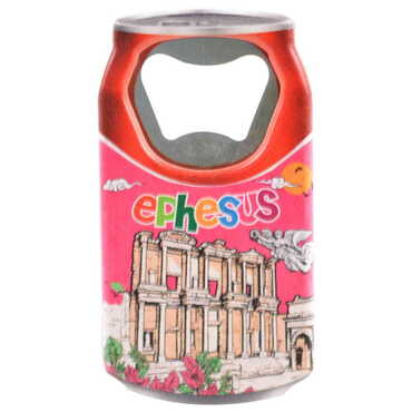 Toptan Efes Temalı Myros Teneke Kutu Açacak Magnet 43x80 mm - Myros
