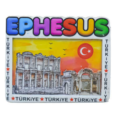 Efes Themed Myros Traditional Polyester Refrigerator Magnet - 19