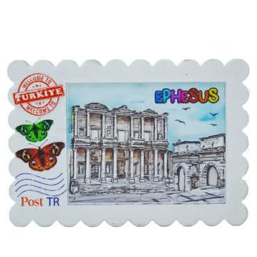 Efes Themed Myros Traditional Polyester Refrigerator Magnet - 18