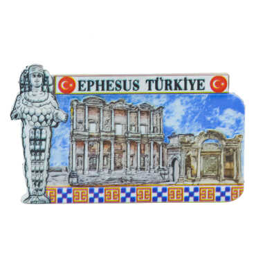 Efes Themed Myros Traditional Polyester Refrigerator Magnet - 16