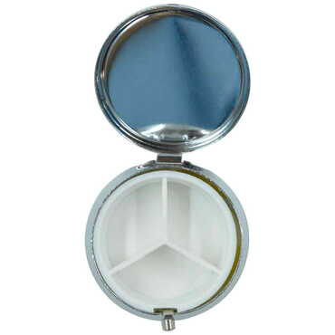 Ephesus Themed Customised Epoxy Round Pill Box 50x15 mm - 2