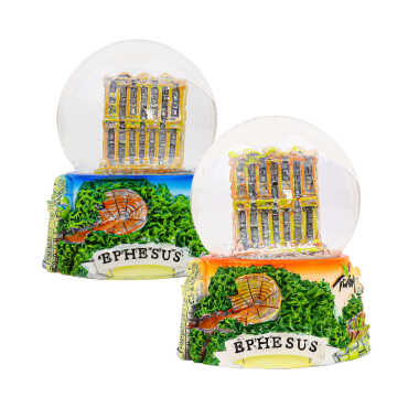 Efes Temalı Polyester Kar Küresi 65 mm - 2