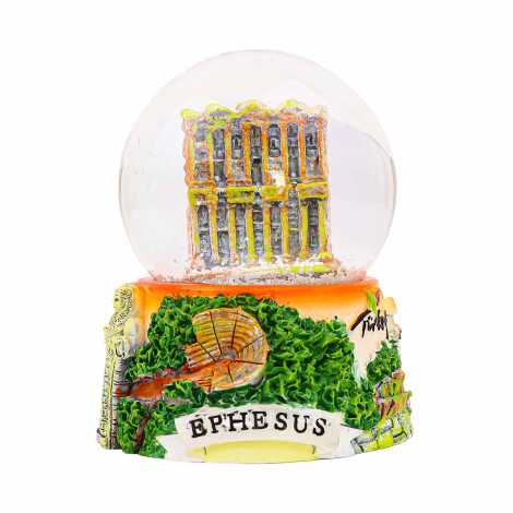 Efes Temalı Polyester Kar Küresi 65 mm - 4