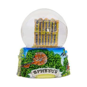 Efes Temalı Polyester Kar Küresi 65 mm - 3