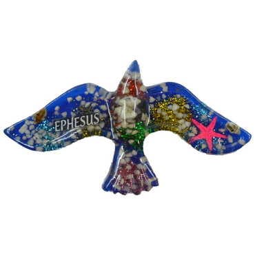 Ephesus Themed Transparent Polyester Photo Fridge Magnet - 10