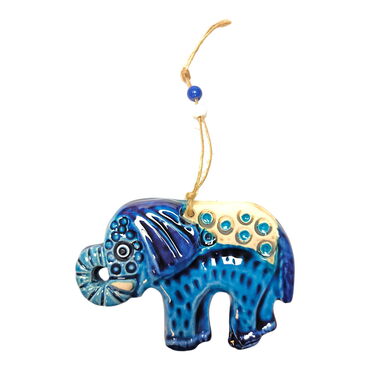 Myros - Elephant Themed Nautical Ceramics First Size Wall Hanging