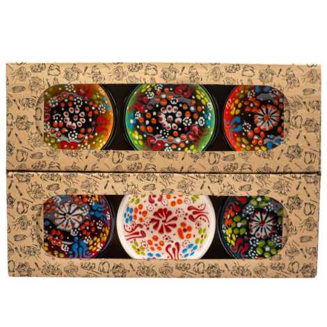 Embossed Bowl Set of 8 cm Set of 6 - 1