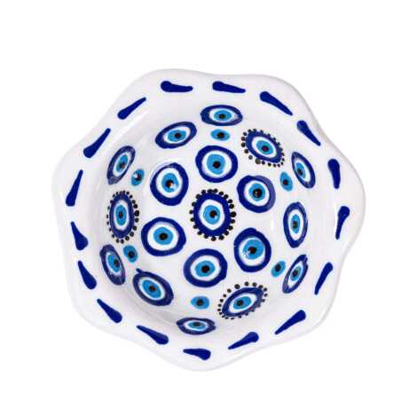 Embossed Evil Eye Daisy Snack Bowl - 1