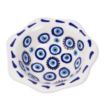 Embossed Evil Eye Daisy Snack Bowl - 2
